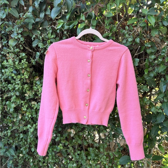 Oak and Fort Pink Button-Up cardigan - Picture 3 of 4